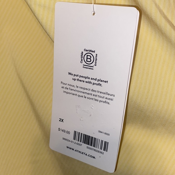 ATHLETA Newport Wrap Dress Knee Length Pockets NWT Plus Size 2X - Picture 9 of 10